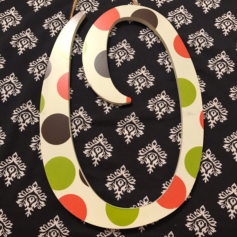 Kirkland’s Autumn Fall Letter “O” Wall Decoration